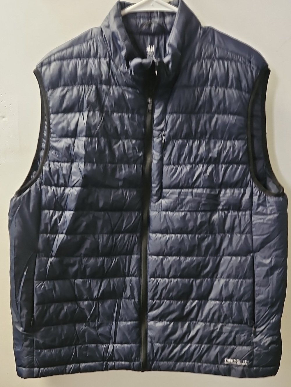 H&M Men's Navy Quilted Puffer Vest